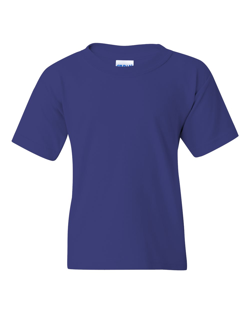 Front View of Cobalt Heavy Cotton™ Youth T-Shirt - 5000B