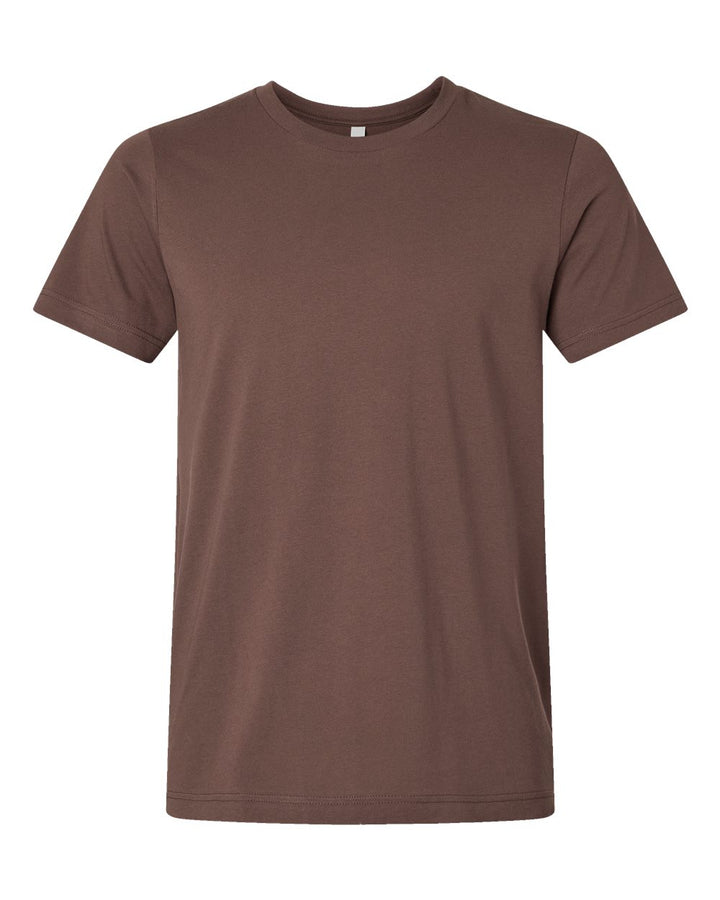 Front View of Cocoa Jersey Tee - 3001