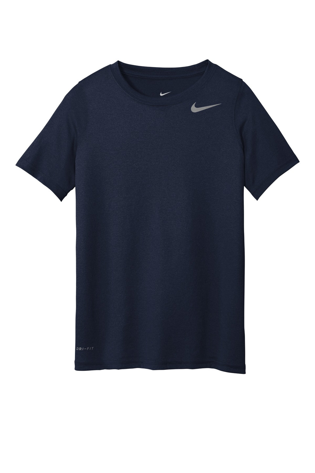 Front View of College Navy Nike Youth Legend Tee 840178