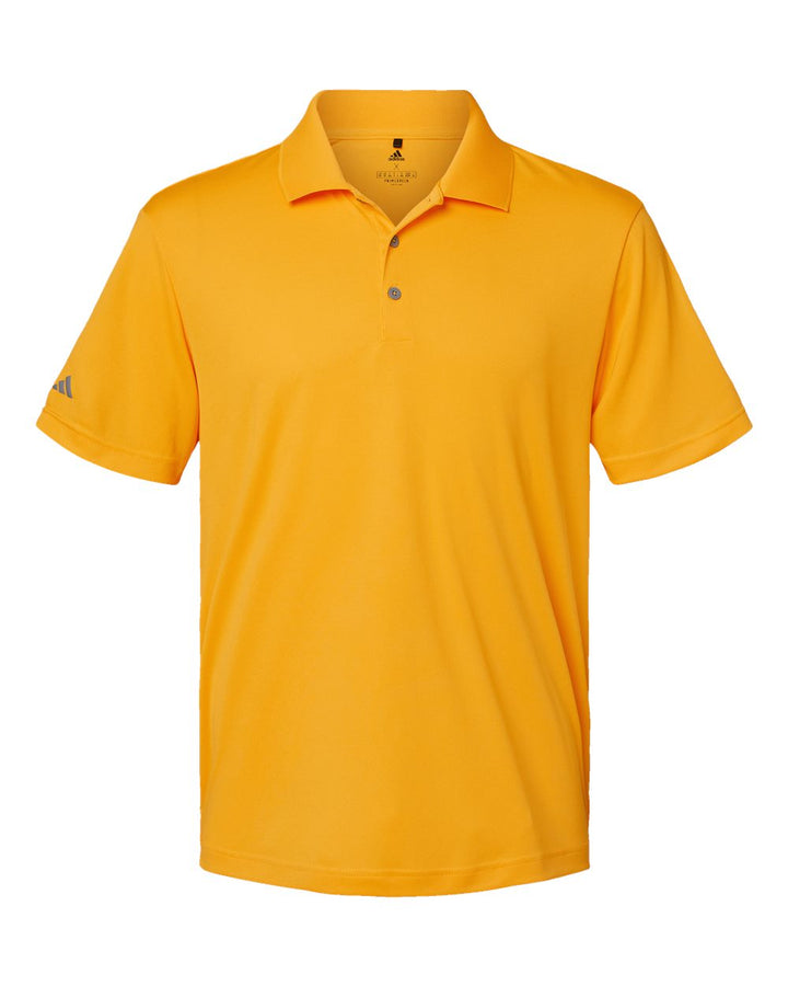 Front View of Collegiate Gold Performance Polo - A230