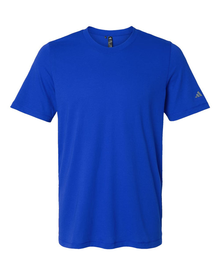 Front View of Collegiate Royal Blended T-Shirt - A556