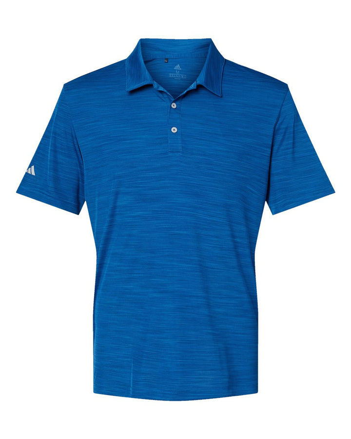 Front View of Collegiate Royal Melange Mélange Polo - A402