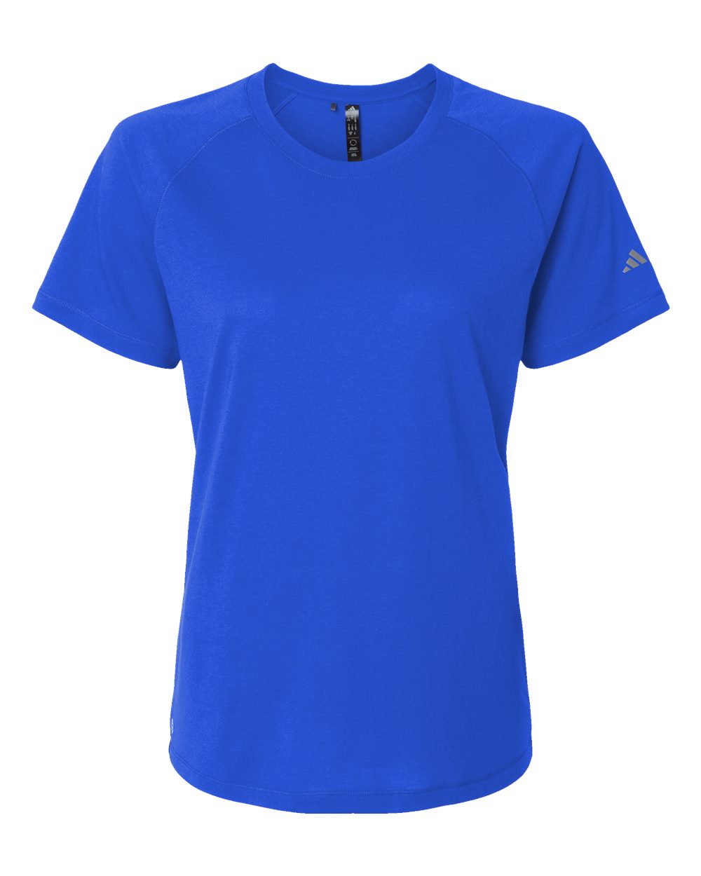 Front View of Collegiate Royal Women's Blended T-Shirt - A557
