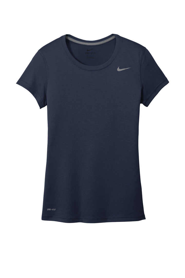 Front View of ColNavy Nike Women's Team rLegend Tee DV7312