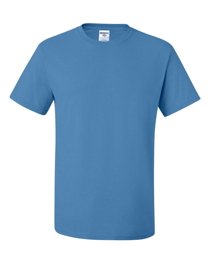 Front View of Columbia Blue Dri-Power® 50/50 T-Shirt - 29MR