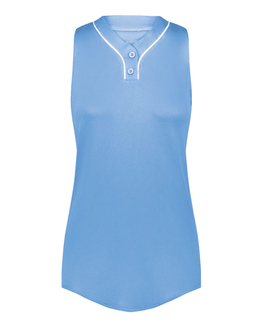 Front View of Columbia Blue/ White Women's Cutter Jersey - 6913