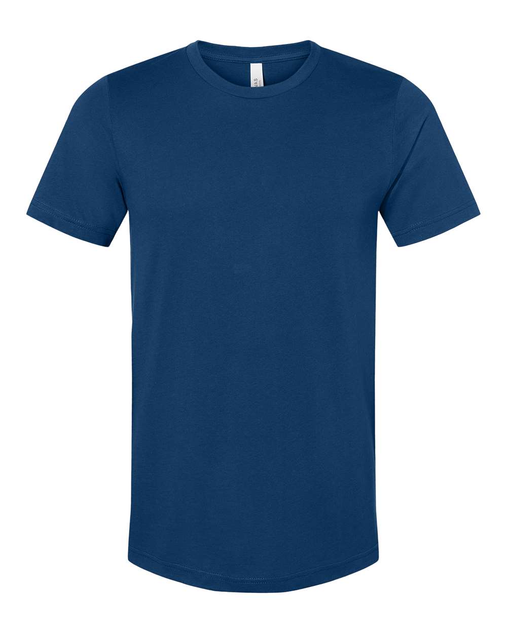 Front View of Cool Blue Jersey Tee - 3001