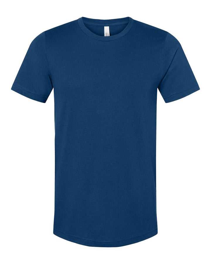 Front View of Cool Blue Jersey Tee - 3001