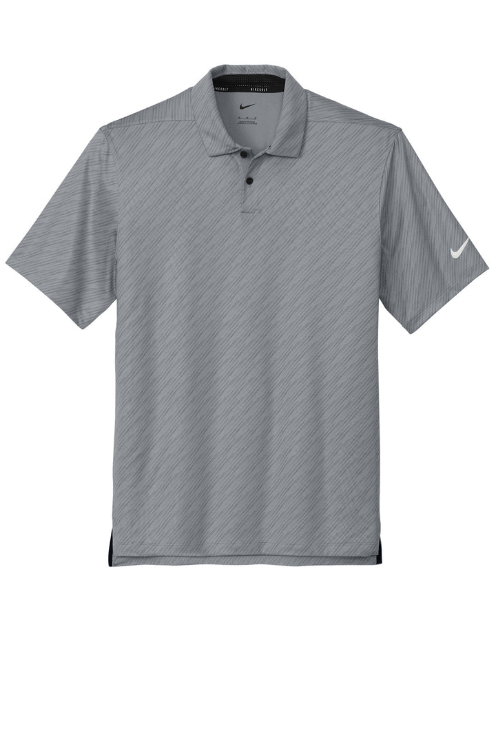 Front View of CoolGrey Nike Vapor Dash Polo NKDX6688