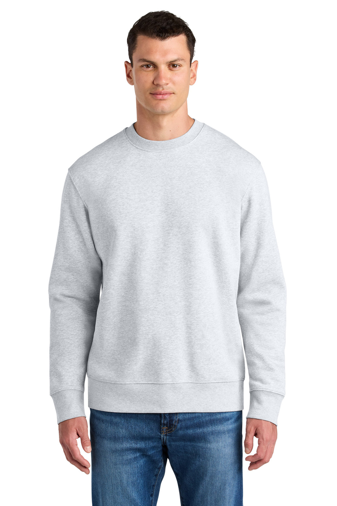 Front View of CoolHtrGry Stanley/Stella Unisex Changer 2.0 Crewneck Sweatshirt SXU004