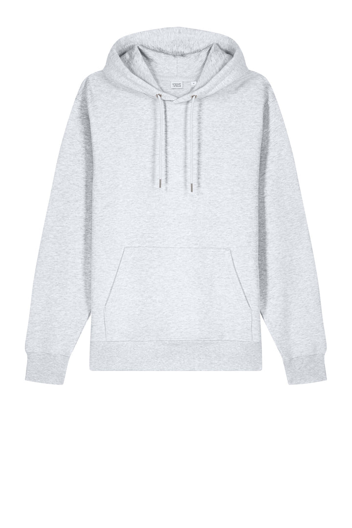 Front View of CoolHtrGry Stanley/Stella Unisex Cruiser 2.0 Hooded Sweatshirt SXU003