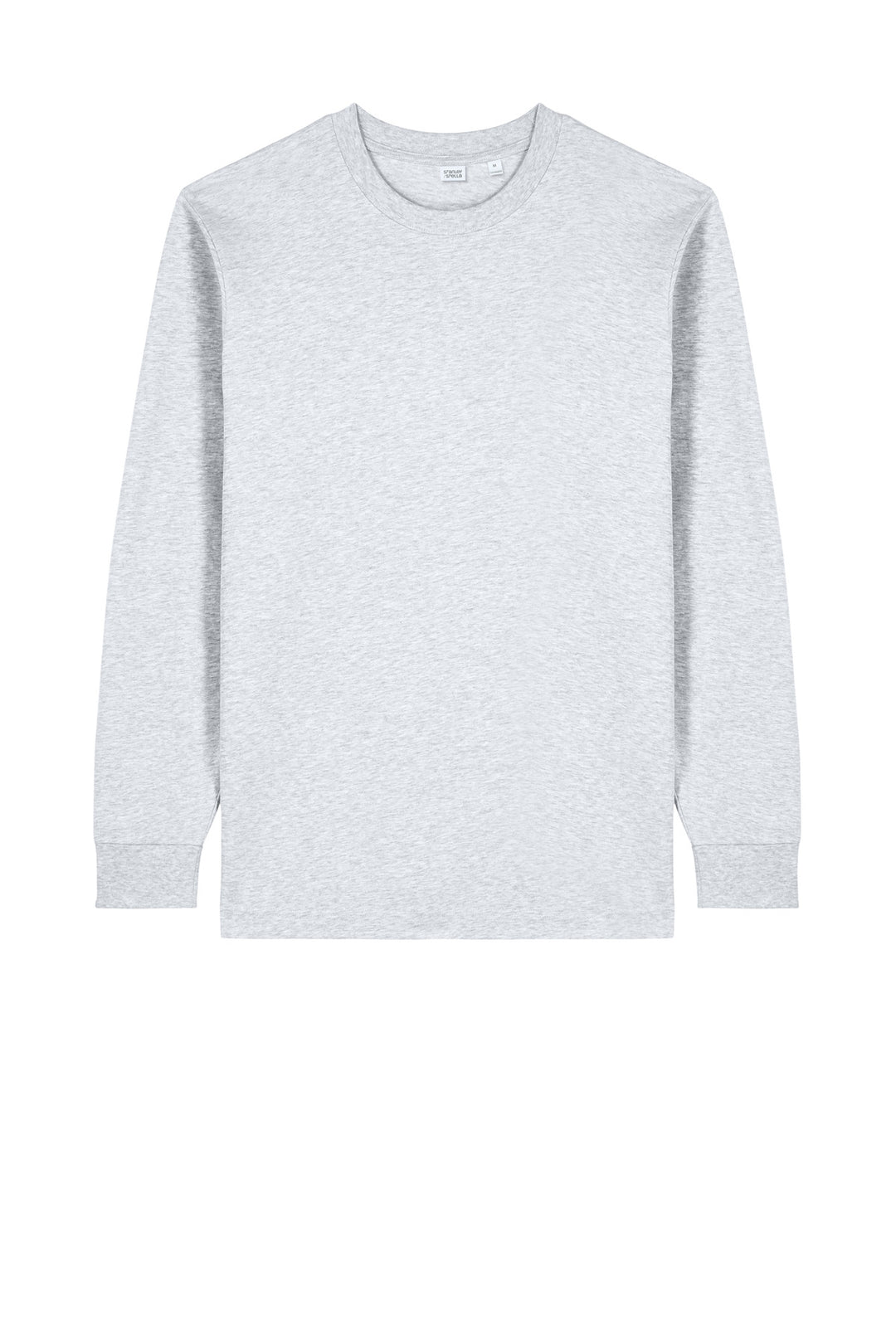 Front View of CoolHtrGry Stanley/Stella Unisex Freestyler Heavyweight Long Sleeve Tee SXU023