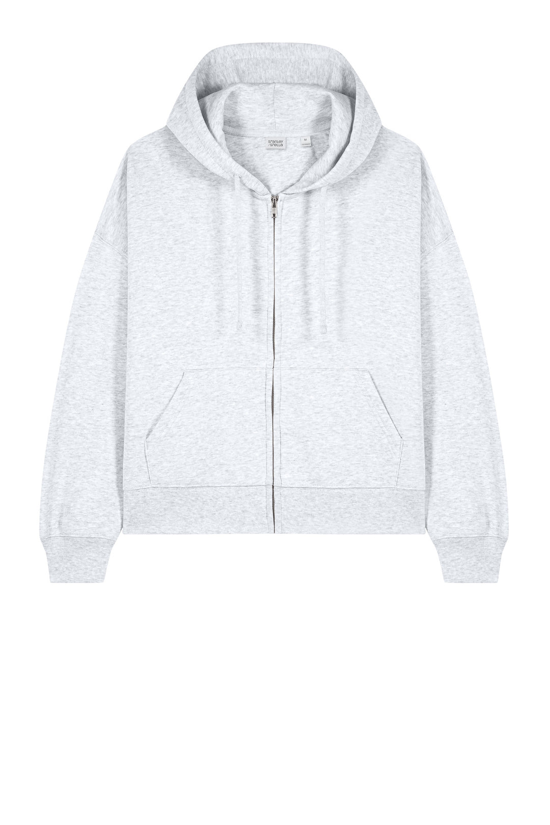 Front View of CoolHtrGry Stanley/Stella Women's Stella Ida Full-Zip Hooded Sweatshirt SXW037