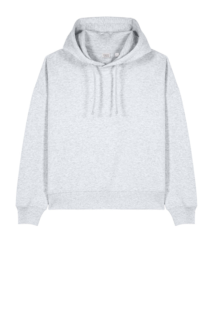 Front View of CoolHtrGry Stanley/Stella Women's Stella Nora Hooded Sweatshirt SXW035