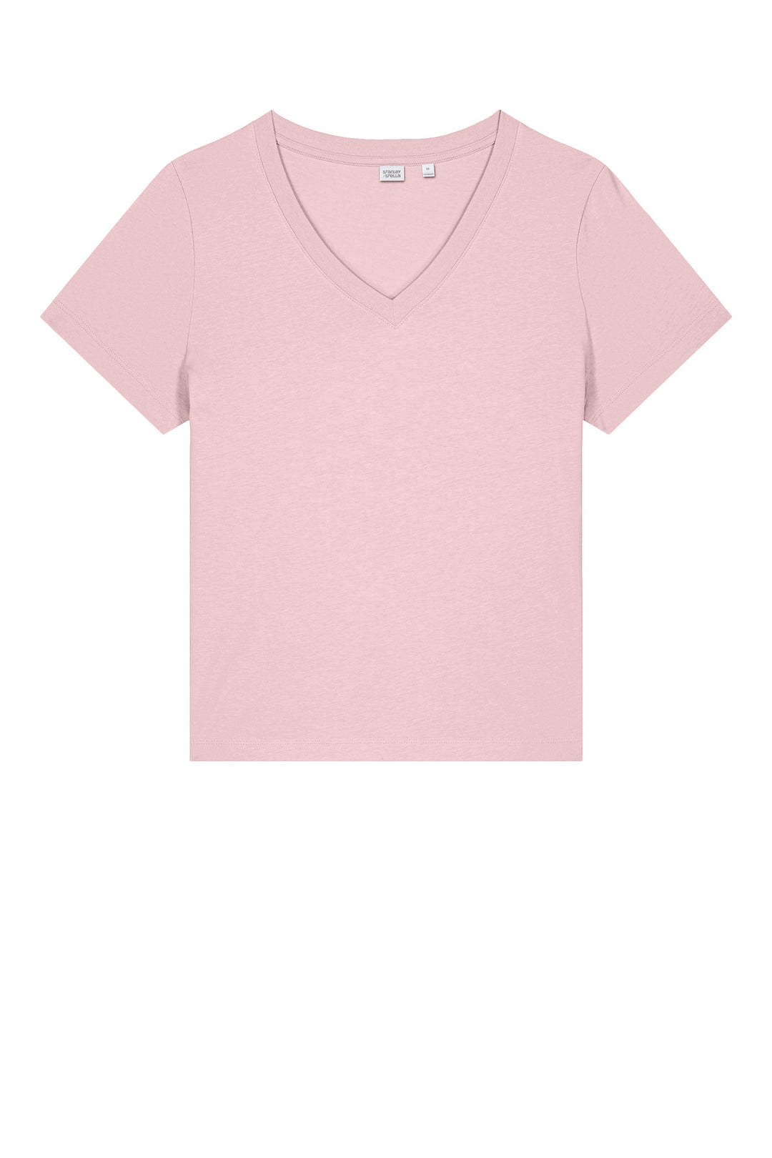 Front View of CottonPink Stanley/Stella Women's Stella Isla V-Neck Tee SXW032