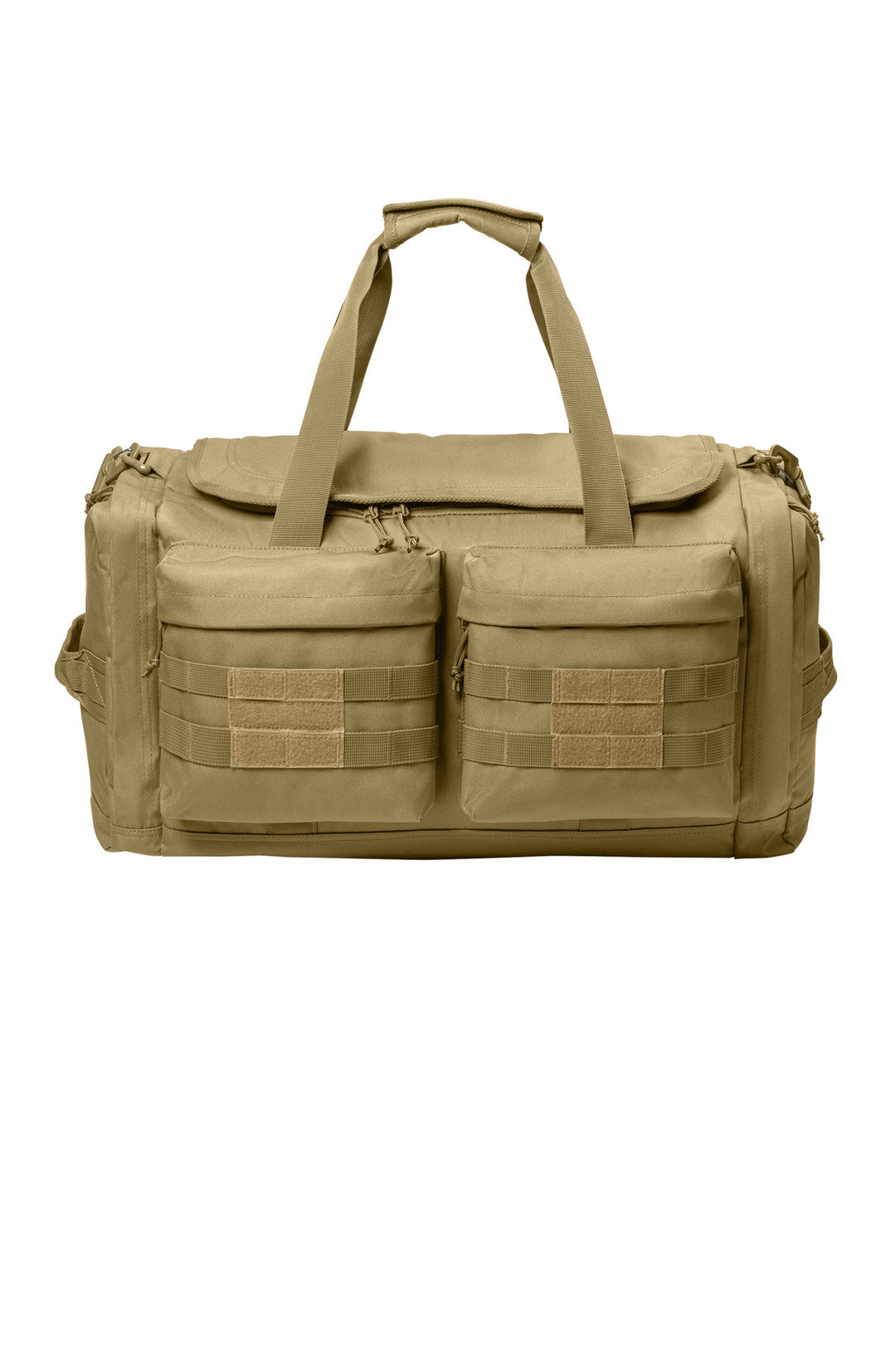 Front View of CoyoteBrn CornerStone Tactical Duffel CSB815