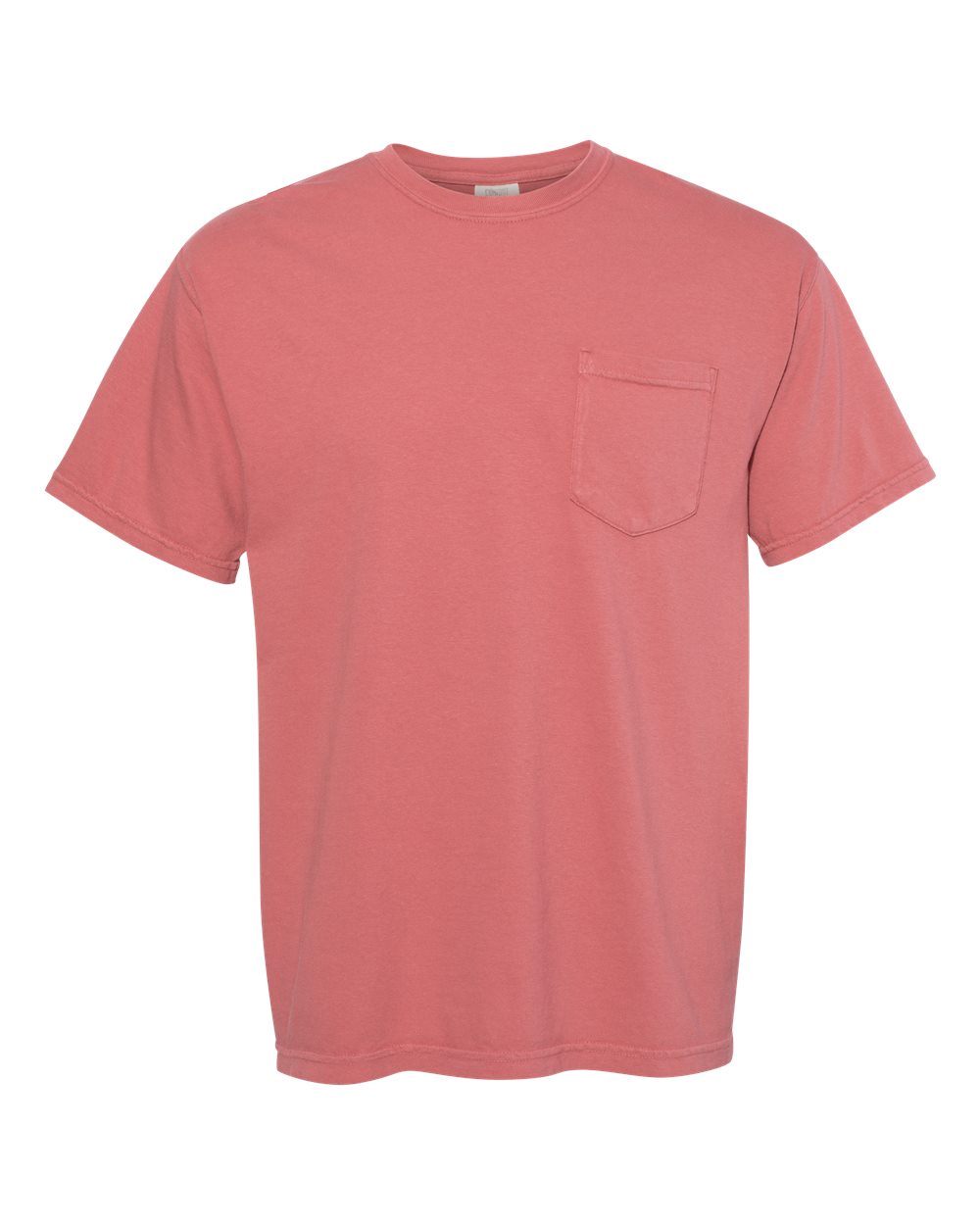 Front View of Cumin Garment-Dyed Heavyweight Pocket T-Shirt - 6030