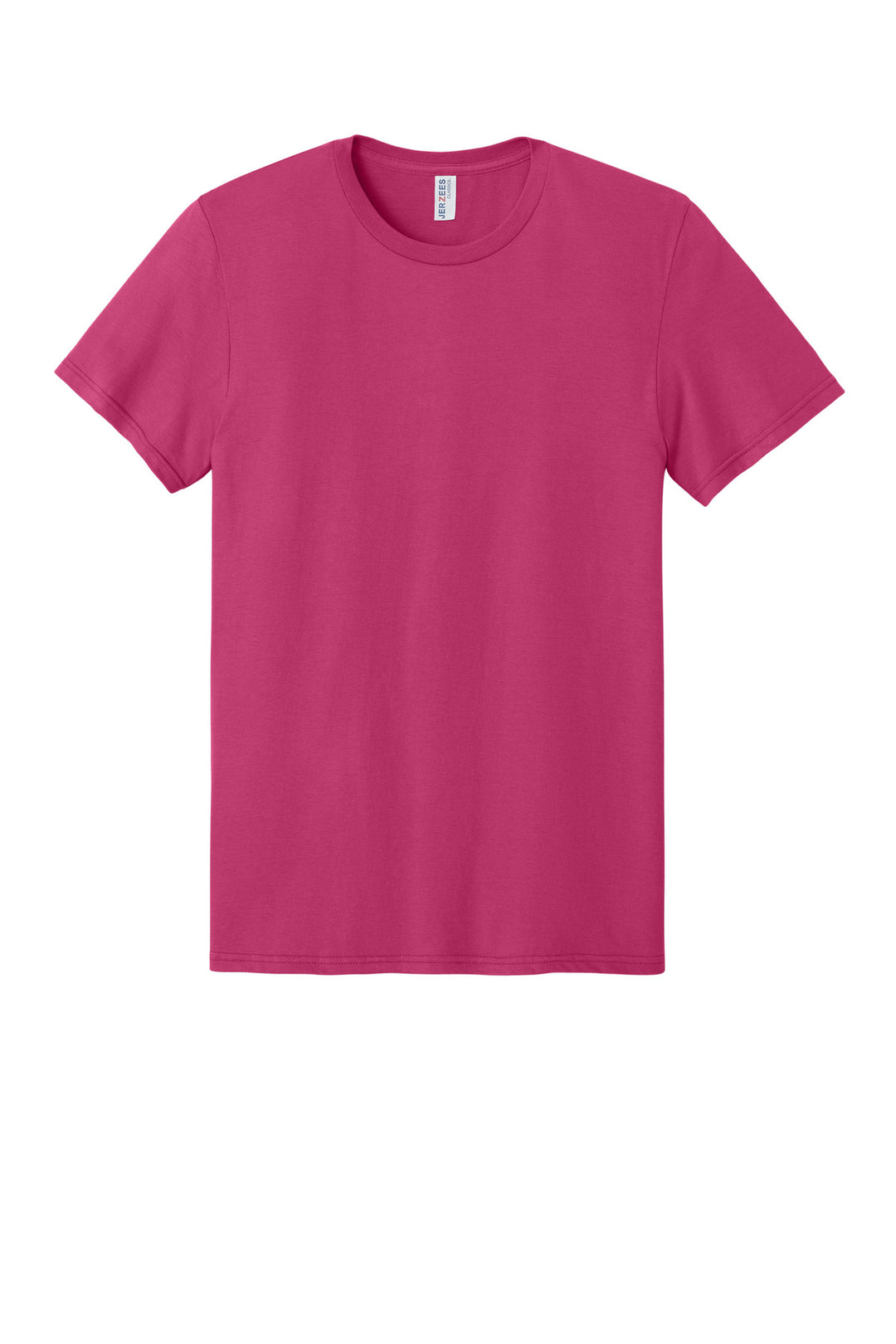 Front View of CyberPink Jerzees Classics Unisex Cotton T-Shirt 363M
