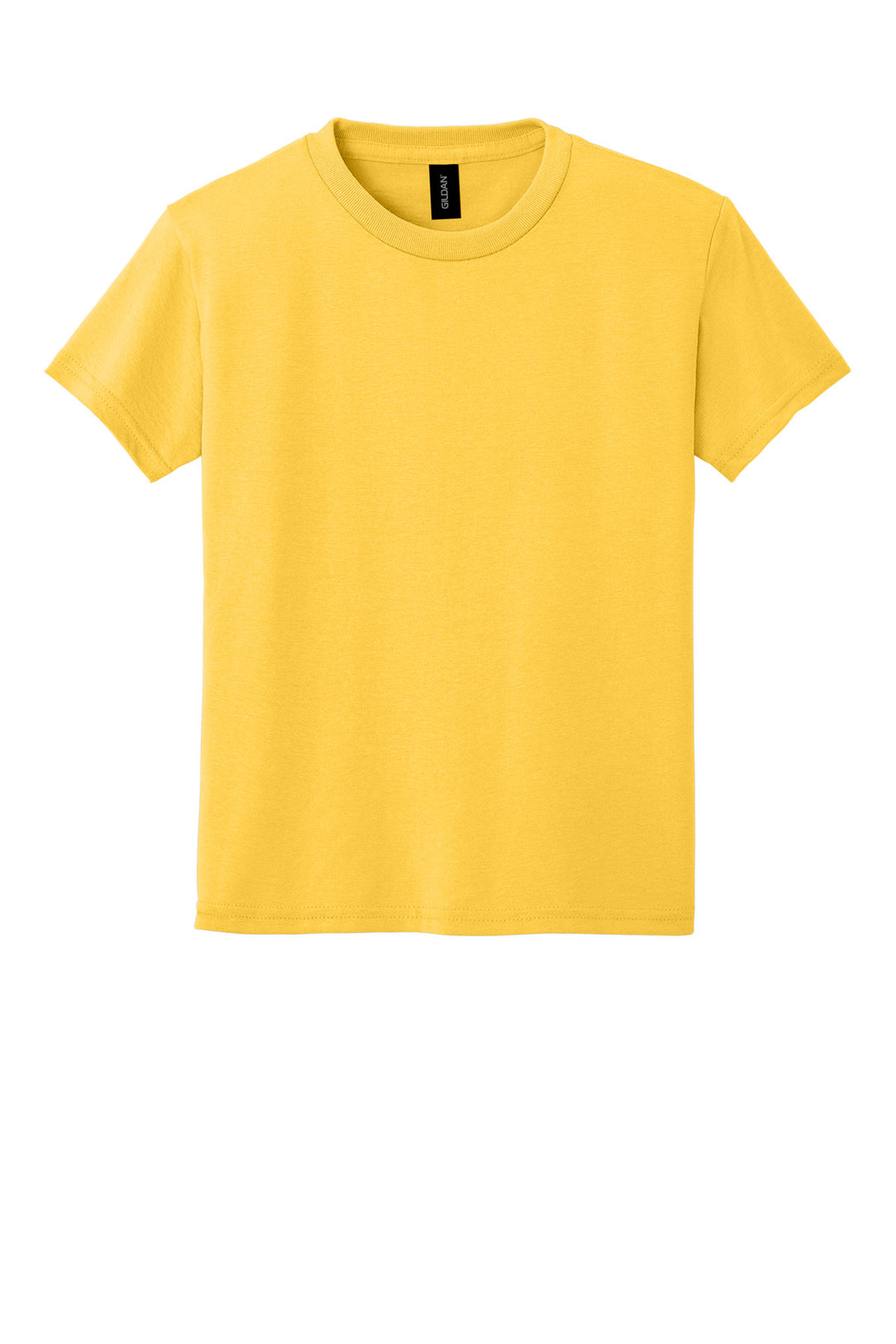 Front View of Daisy Gildan Youth DryBlend 50 Cotton/50 Poly T-Shirt. 8000B