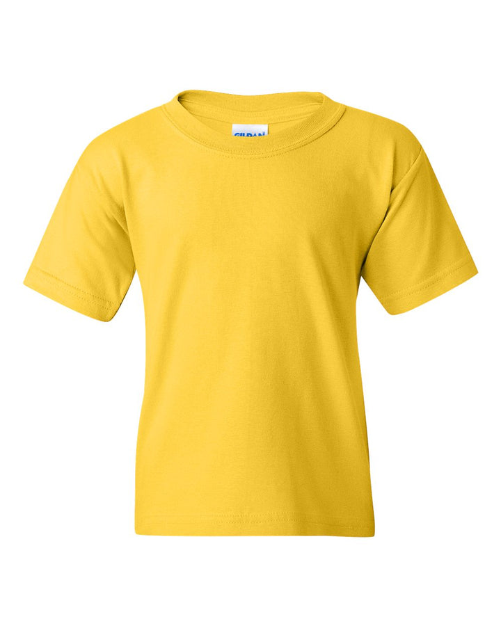 Front View of Daisy Heavy Cotton™ Youth T-Shirt - 5000B
