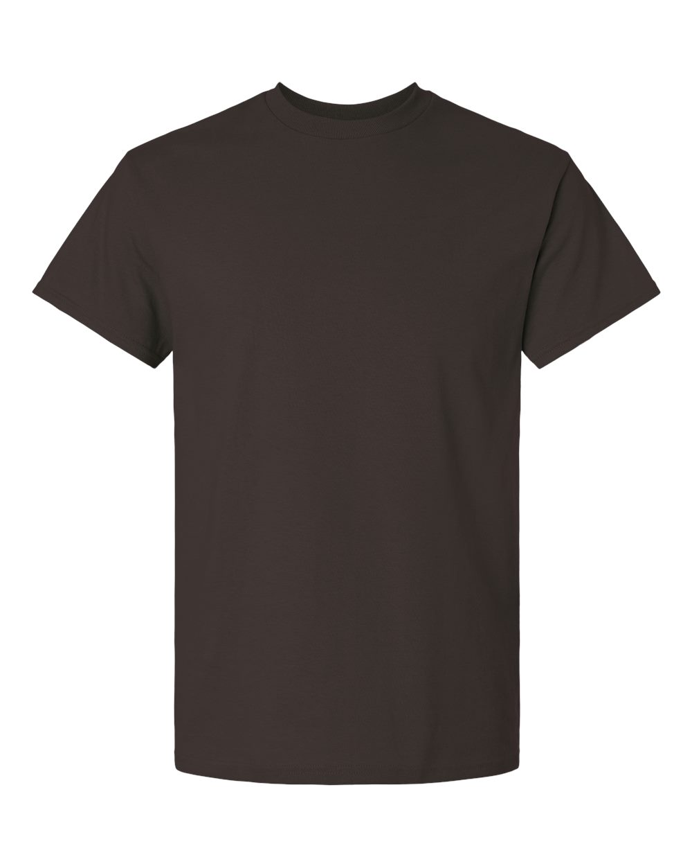 Front View of Dark Chocolate Ultra Cotton® T-Shirt - 2000
