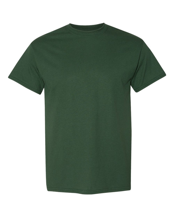 Front View of Dark Green DryBlend® T-Shirt - 8000