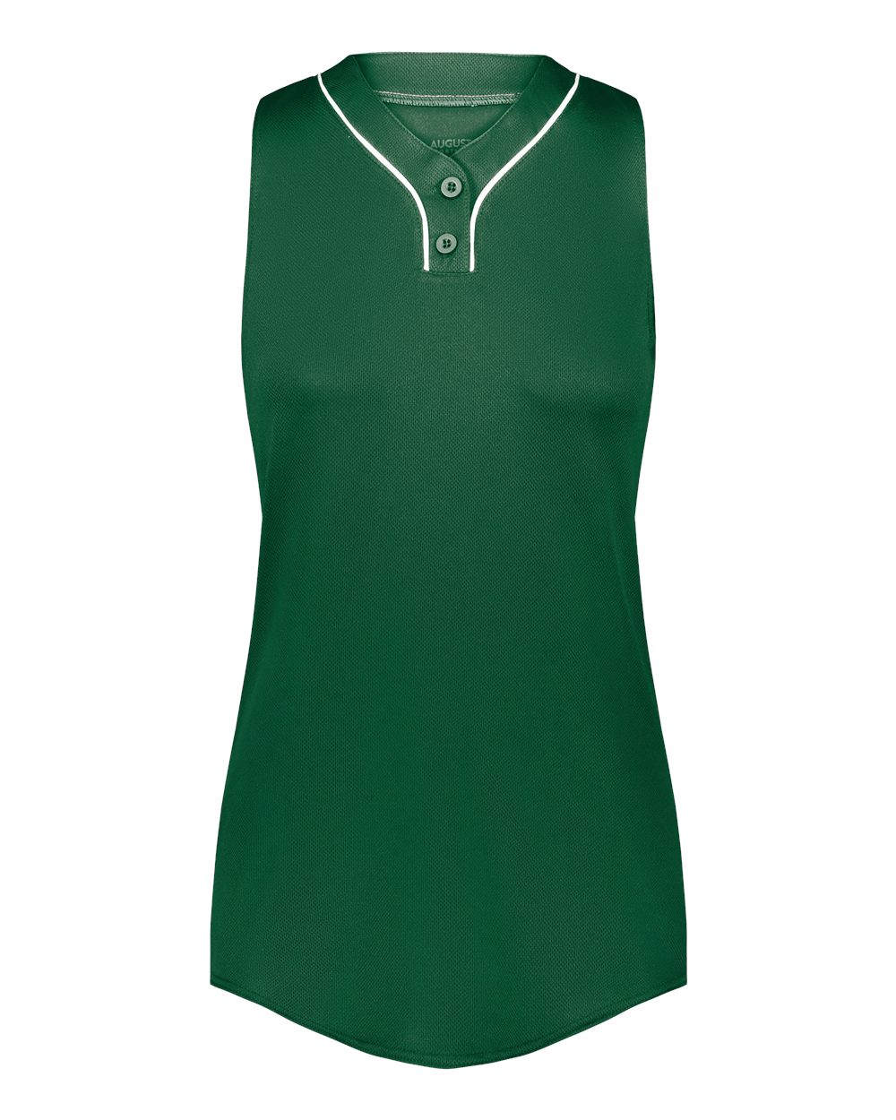 Front View of Dark Green/ White Women's Cutter Jersey - 6913