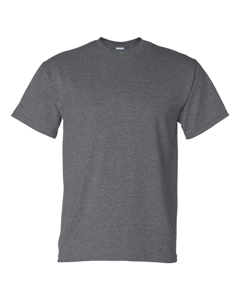 Front View of Dark Heather DryBlend® T-Shirt - 8000
