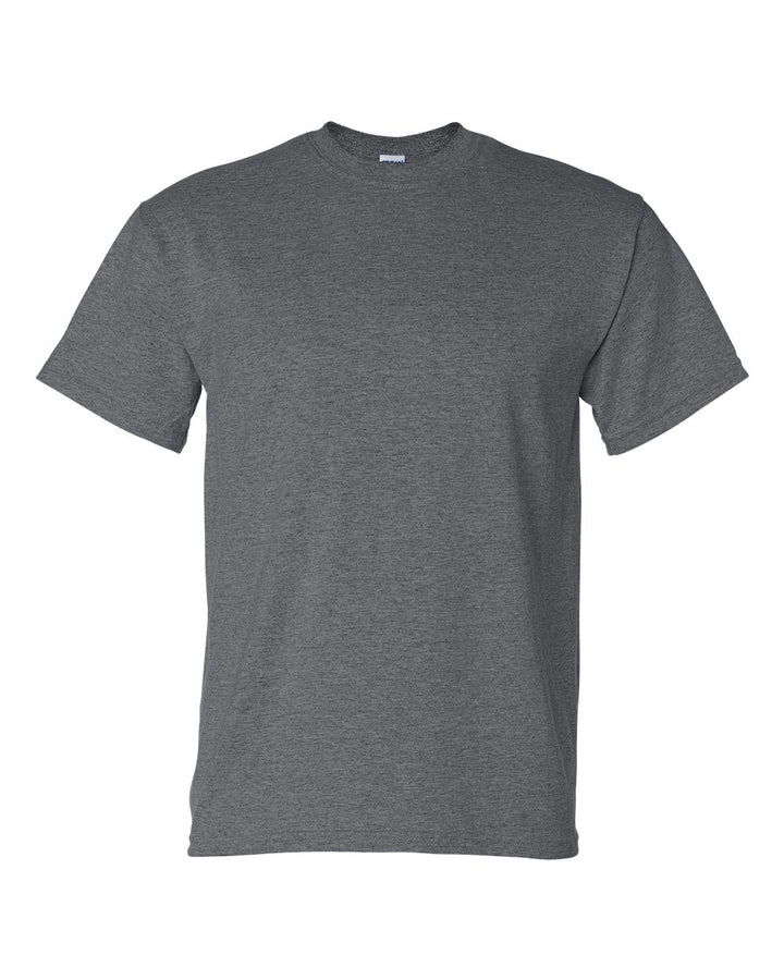 Front View of Dark Heather DryBlend® T-Shirt - 8000