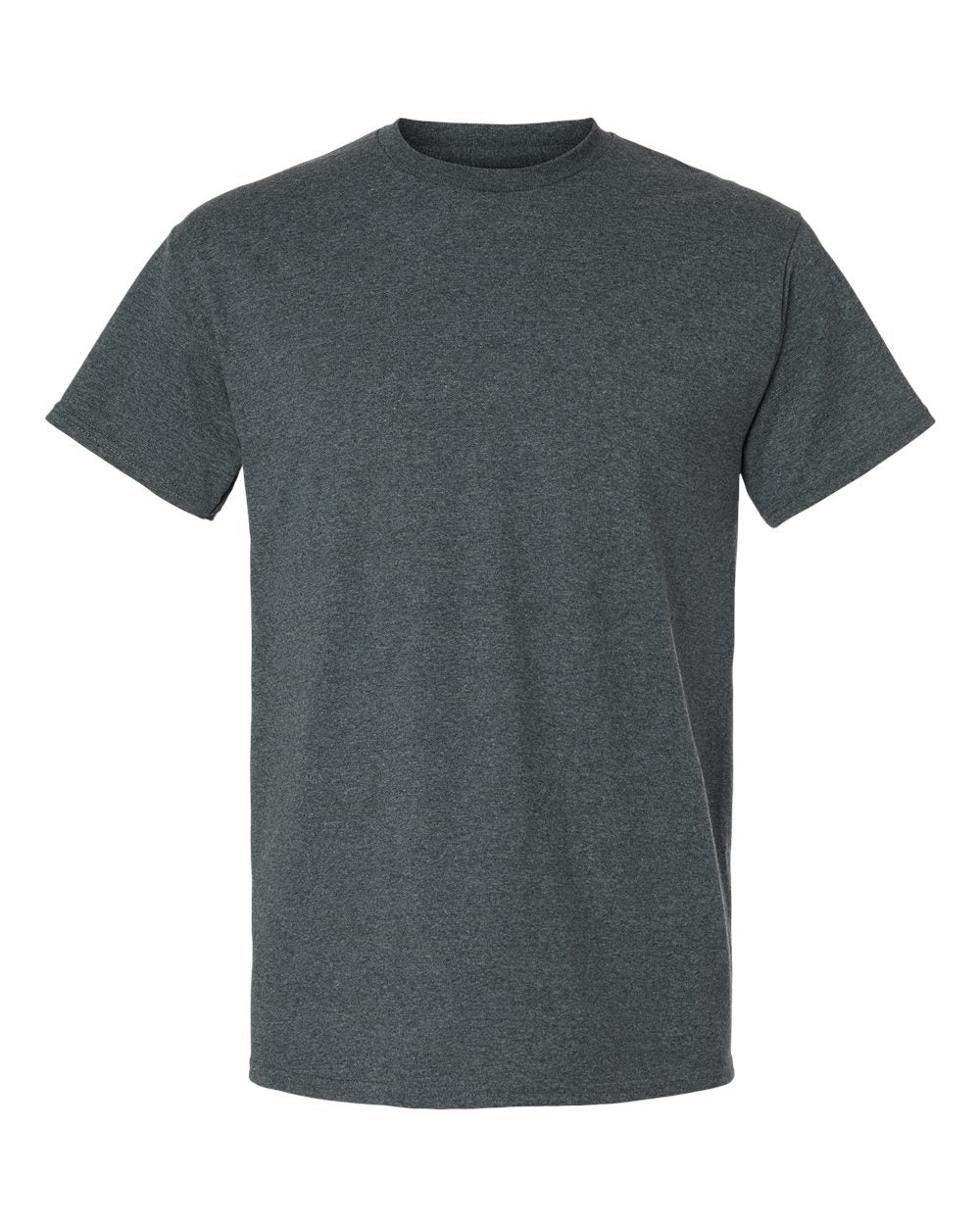 Front View of Dark Heather Ultra Cotton® T-Shirt - 2000