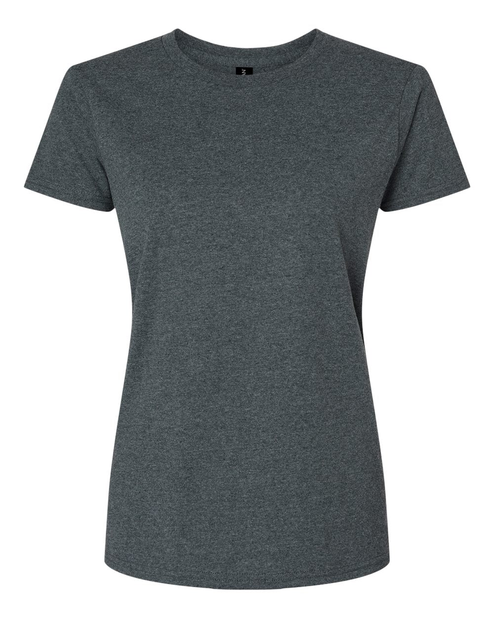 Front View of Dark Heather Ultra Cotton® Women’s T-Shirt - 2000L