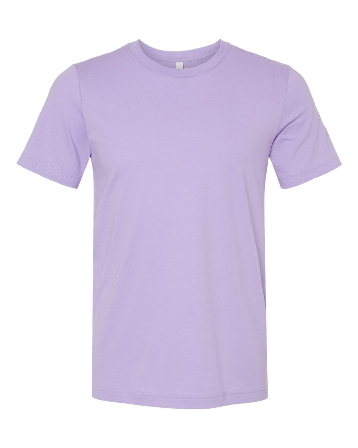 Front View of Dark Lavender Jersey Tee - 3001