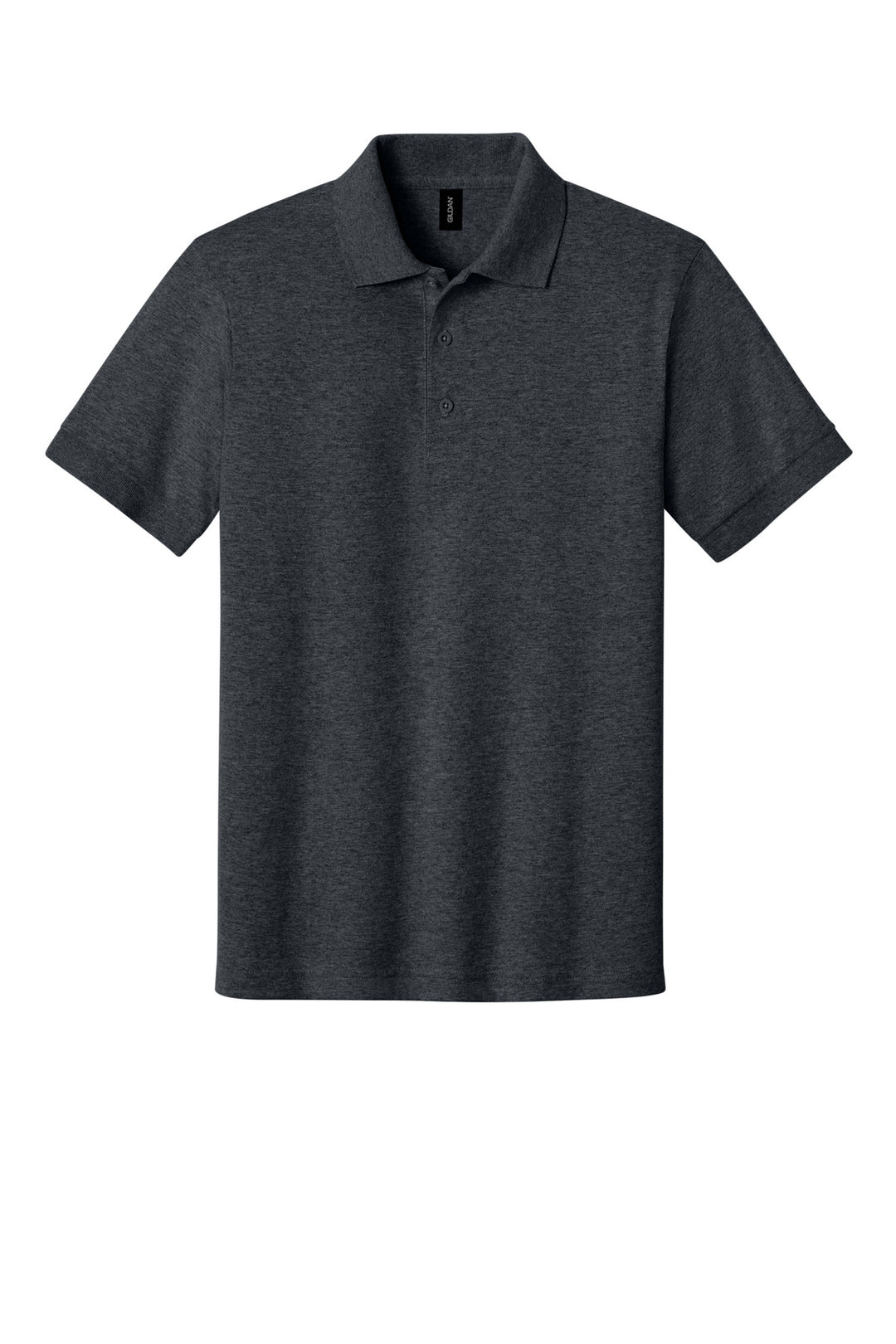 Front View of DarkHthr Gildan - DryBlend 6-Ounce Jersey Knit Sport Shirt. 8800