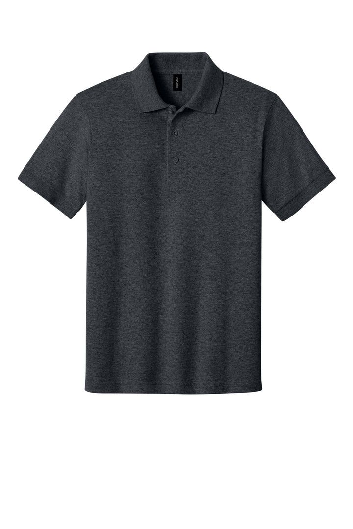 Front View of DarkHthr Gildan - DryBlend 6-Ounce Jersey Knit Sport Shirt. 8800