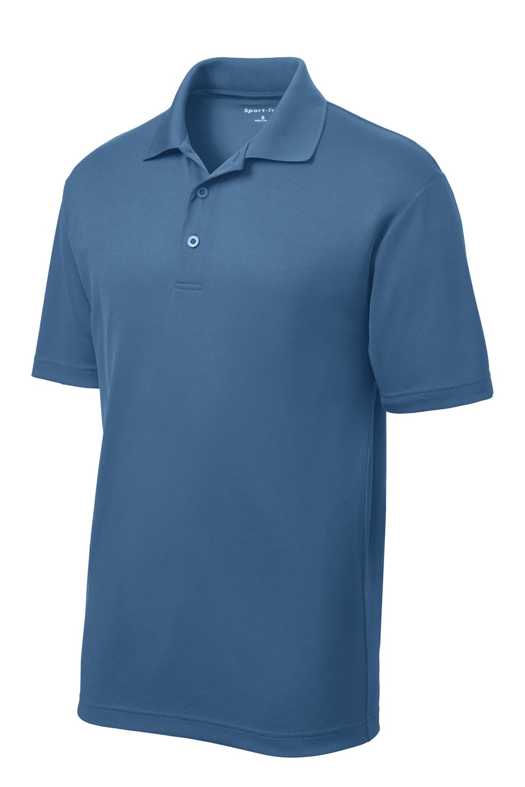 Front View of Dawn Blue Sport-Tek PosiCharge RacerMesh Polo. ST640
