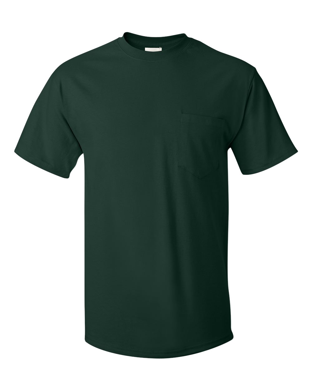 Front View of Deep Forest Authentic Pocket T-Shirt - 5590