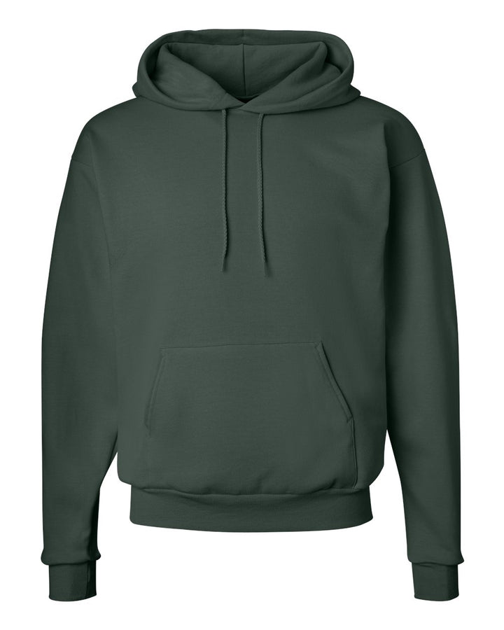Front View of Deep Forest Ecosmart® Hooded Sweatshirt - P170