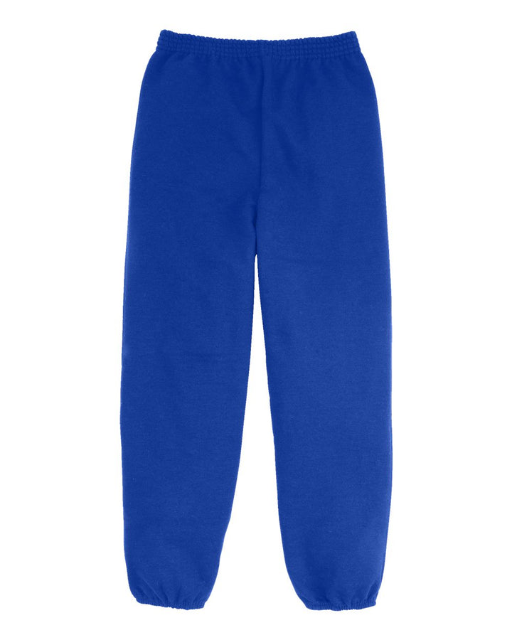 Front View of Deep Royal Ecosmart Youth Sweatpants - P450