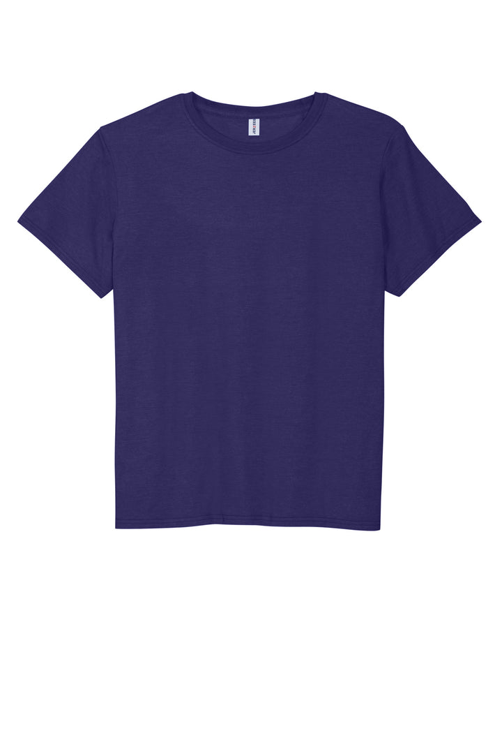 Front View of DeepPurple Jerzees Premium Blend Ring Spun T-Shirt 560M