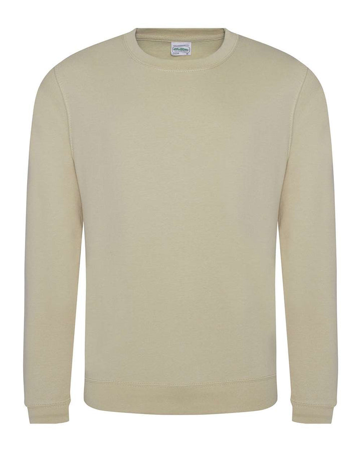 Front View of Desert Sand College Crewneck Sweatshirt - JHA030