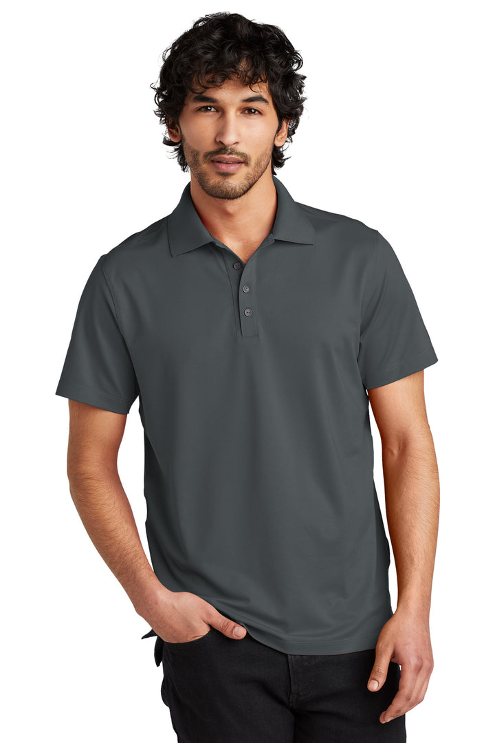 Front View of Diesel Grey OGIO Metro Polo. OG130