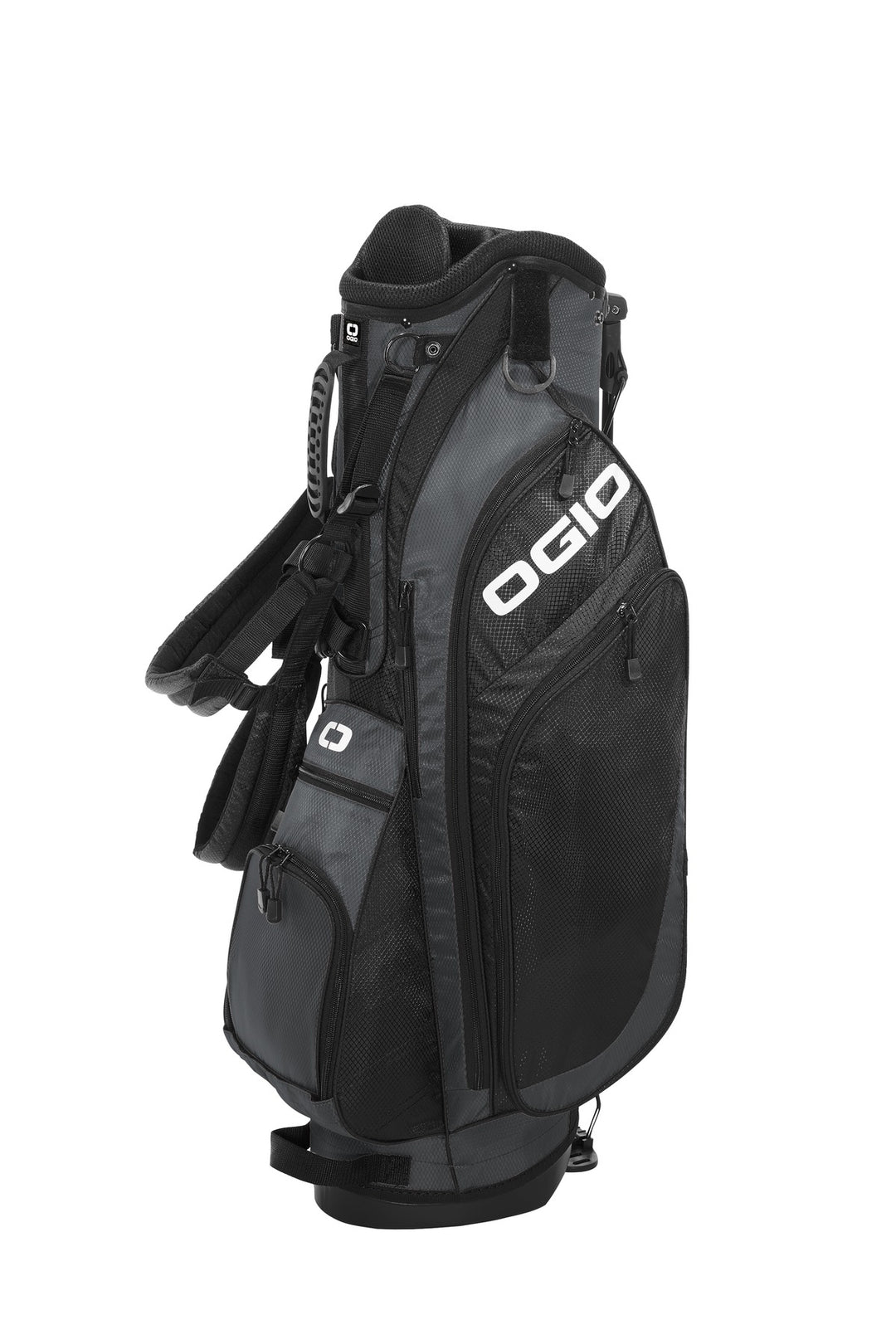 Front View of Diesel Grey OGIO XL (Xtra-Light) 2.0 Golf Bag 425043