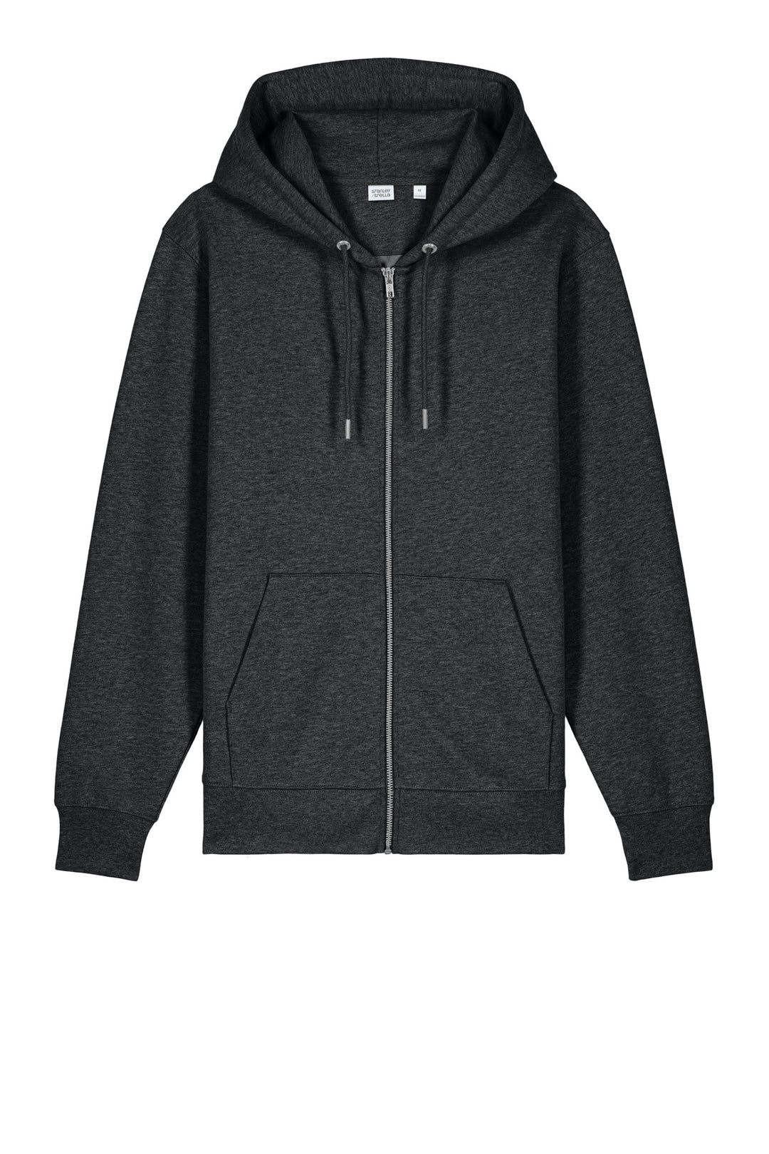 Front View of DkHtGry Stanley/Stella Unisex Cultivator 2.0 Full-Zip Hooded Sweatshirt SXU005