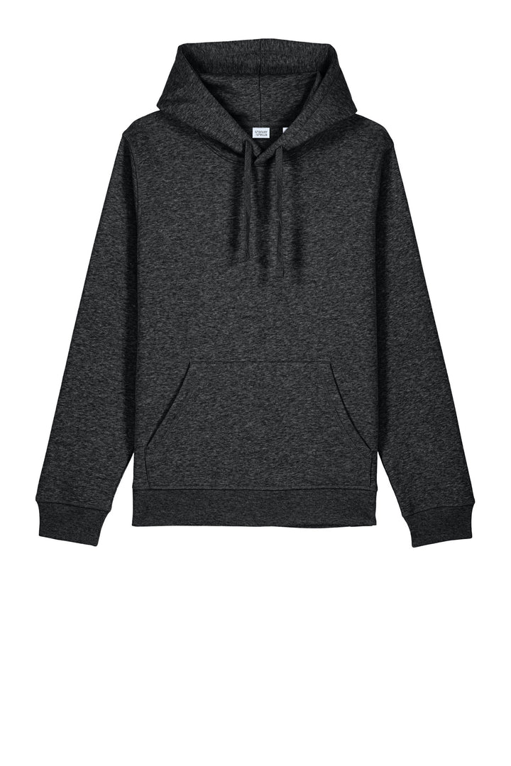 Front View of DkHtGry Stanley/Stella Unisex Drummer 2.0 Hooded Sweatshirt SXU009