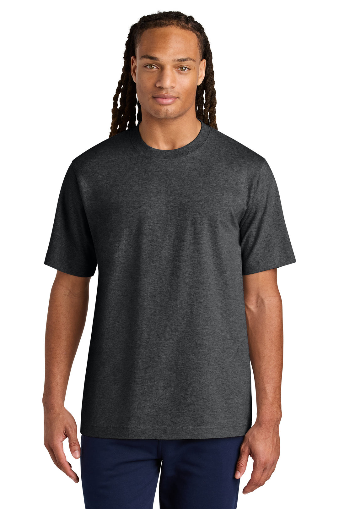 Front View of DkHtGry Stanley/Stella Unisex Freestyler Heavyweight Tee SXU018