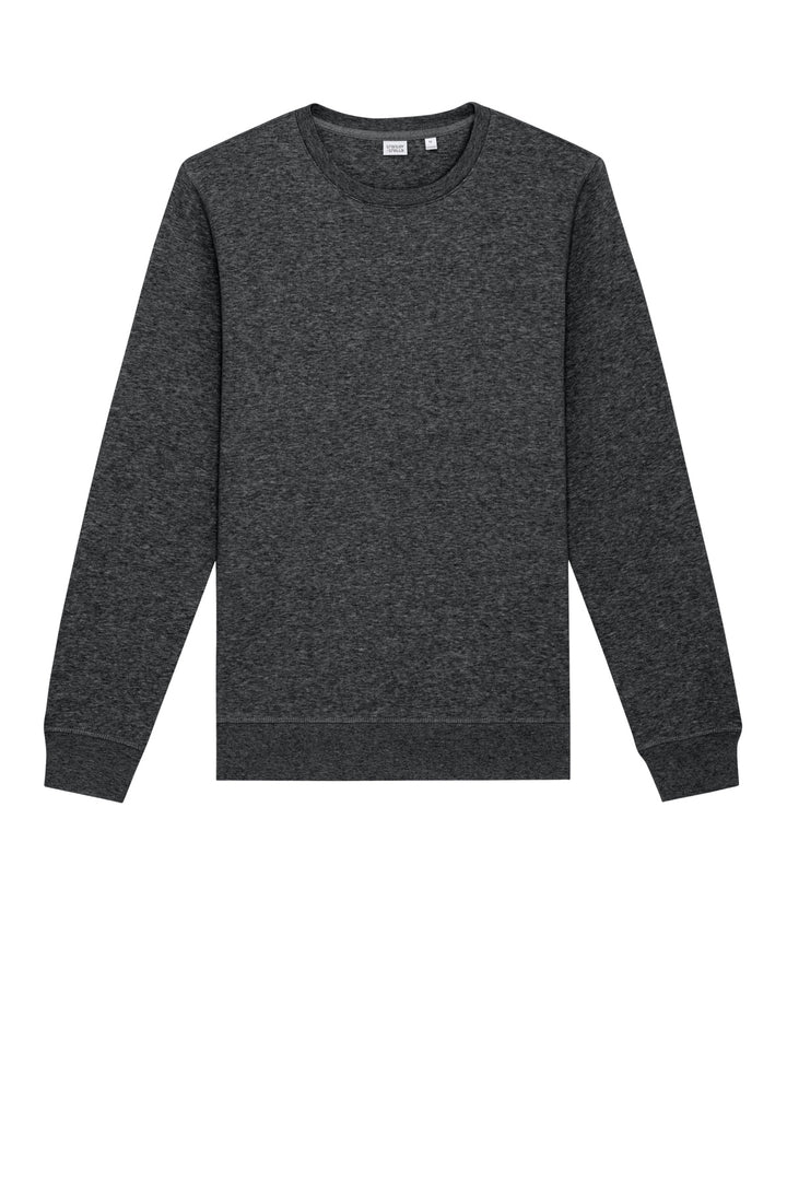 Front View of DkHtGry Stanley/Stella Unisex Roller Crewneck Sweatshirt SXU010