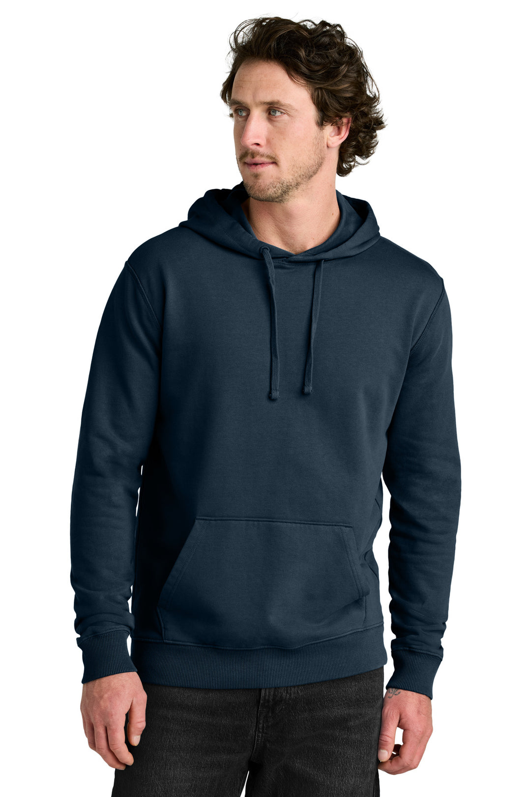 Front View of DressBlue LIMITED EDITION tentree Organic Cotton Fleece Classic Hoodie TTCM3914