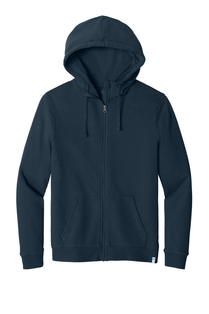 Front View of DressBlue LIMITED EDITION tentree Organic Cotton Fleece Full-Zip Hoodie TTCM4367