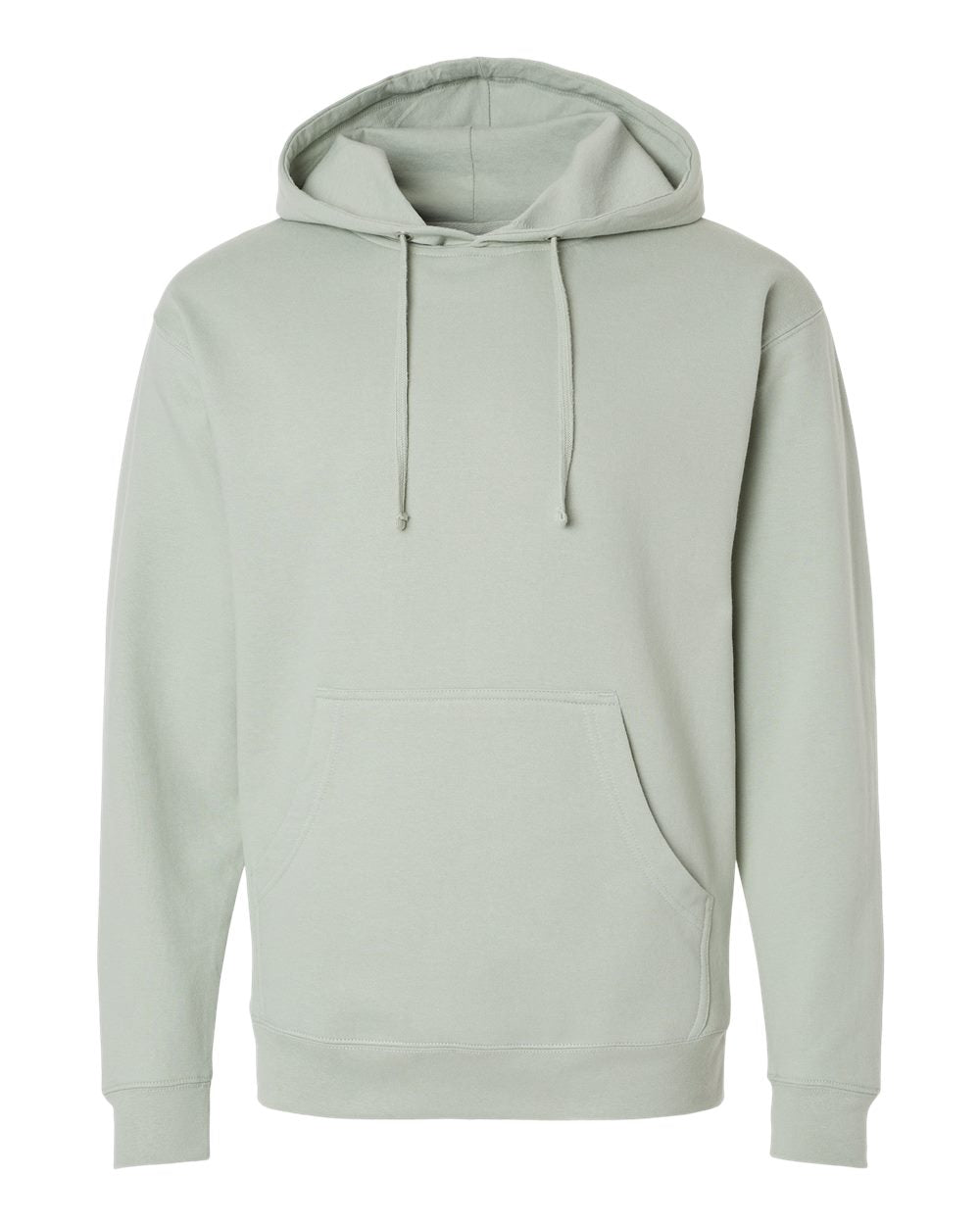 Front View of Dusty Sage Midweight Hooded Sweatshirt - SS4500