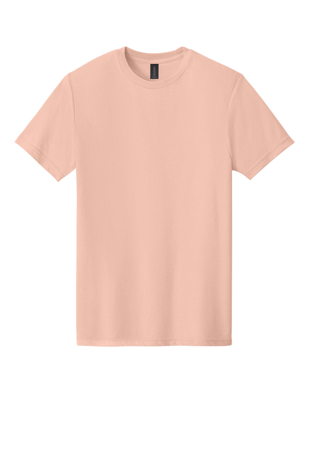 Front View of DustyRose Gildan Softstyle CVC Tee 64000CVC